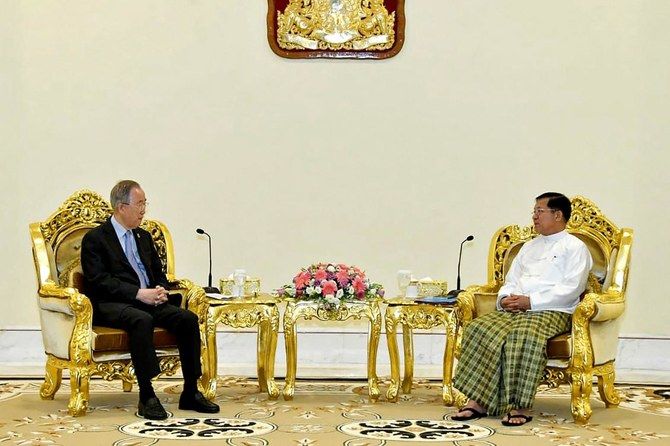 Former UN chief Ban Ki-moon urges Myanmar junta to end violence