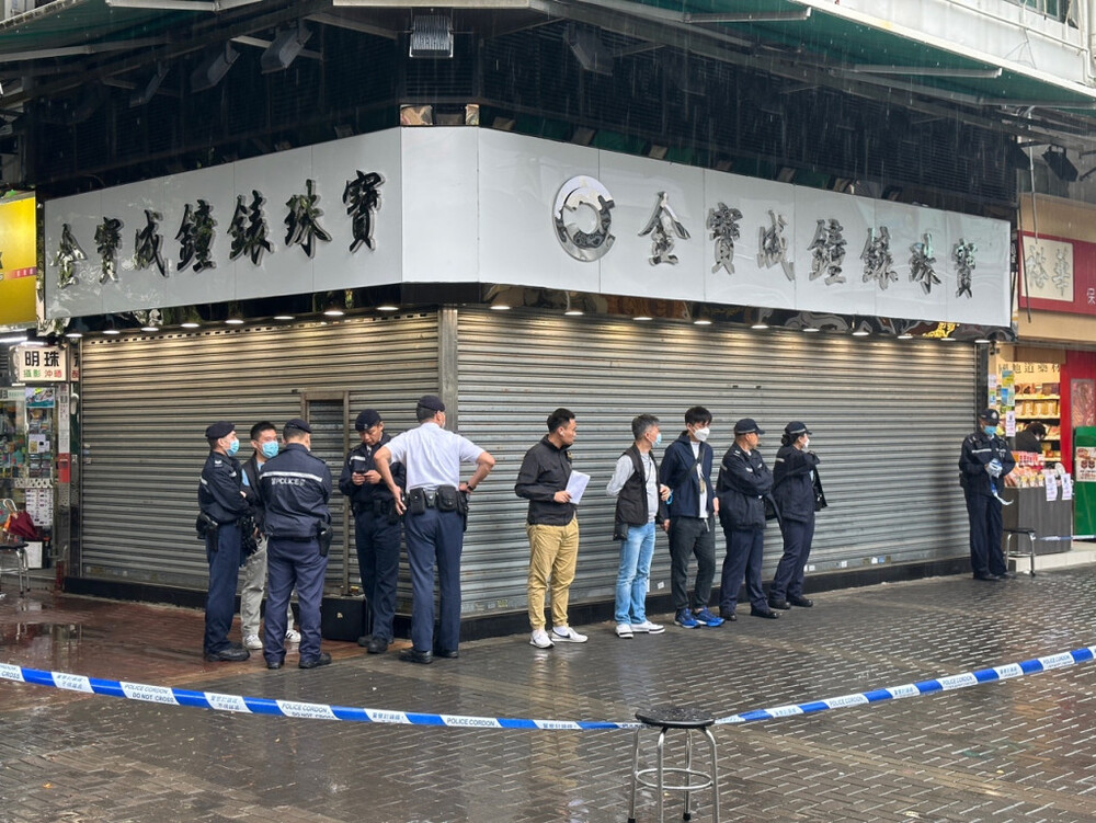Three suspects on the run for HK$15m Tuen Mun luxury watch heist