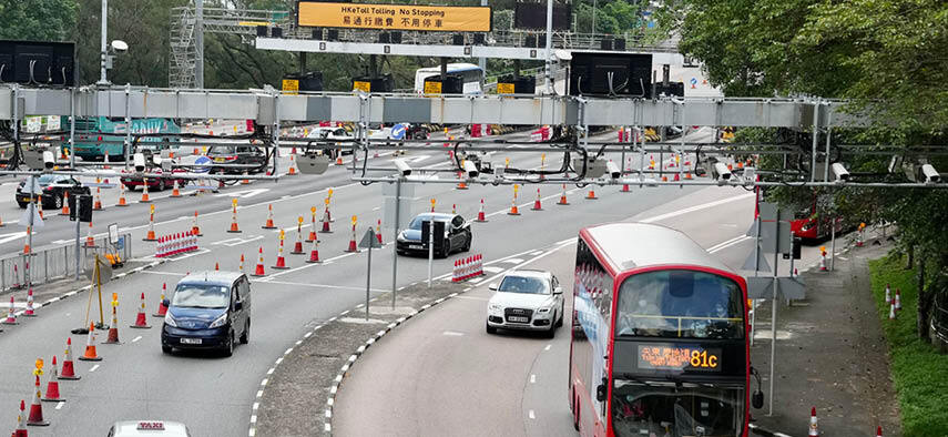 Lion Rock Tunnel's New Electronic Auto-Toll System Debuts with Smooth Start