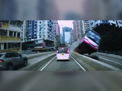 22 injured as tourist coach flips over