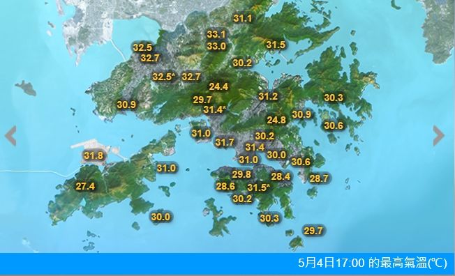 HK sees hottest day of the year as mercury hits 31 degrees