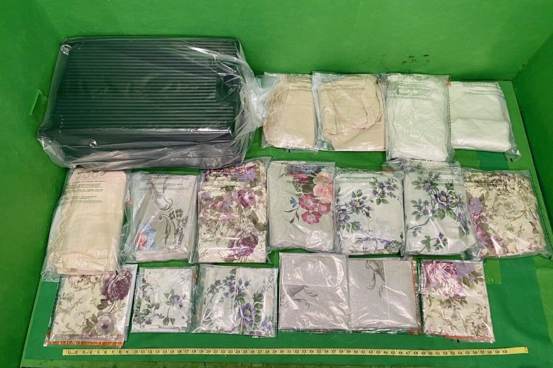 Hong Kong customs arrests man after US$1 million Brazil cocaine bedsheet bust