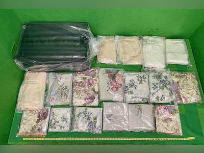 Hong Kong customs arrests man after US$1 million Brazil cocaine bedsheet bust